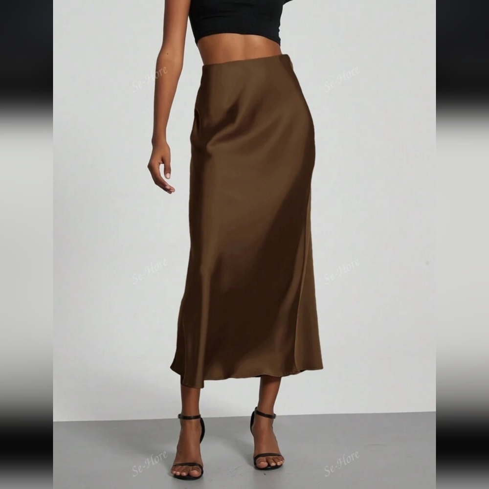 Elegant Brown Skirt
